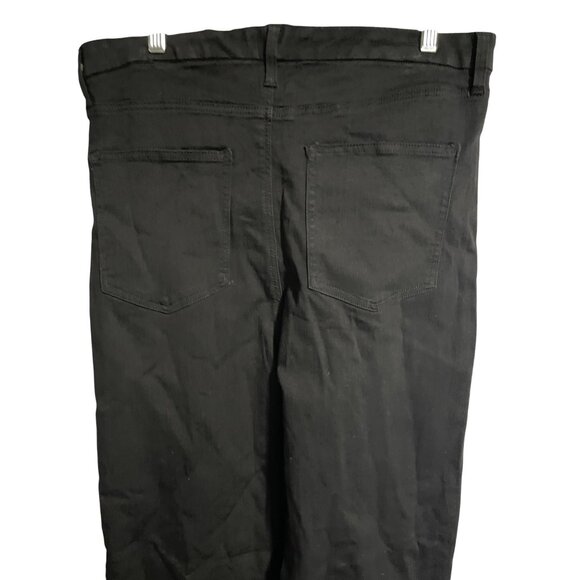 ReGeneration By Celebrity Pink Womens High Rise Curvy Flare Black Jeans XL 34x31 - Picture 5 of 12